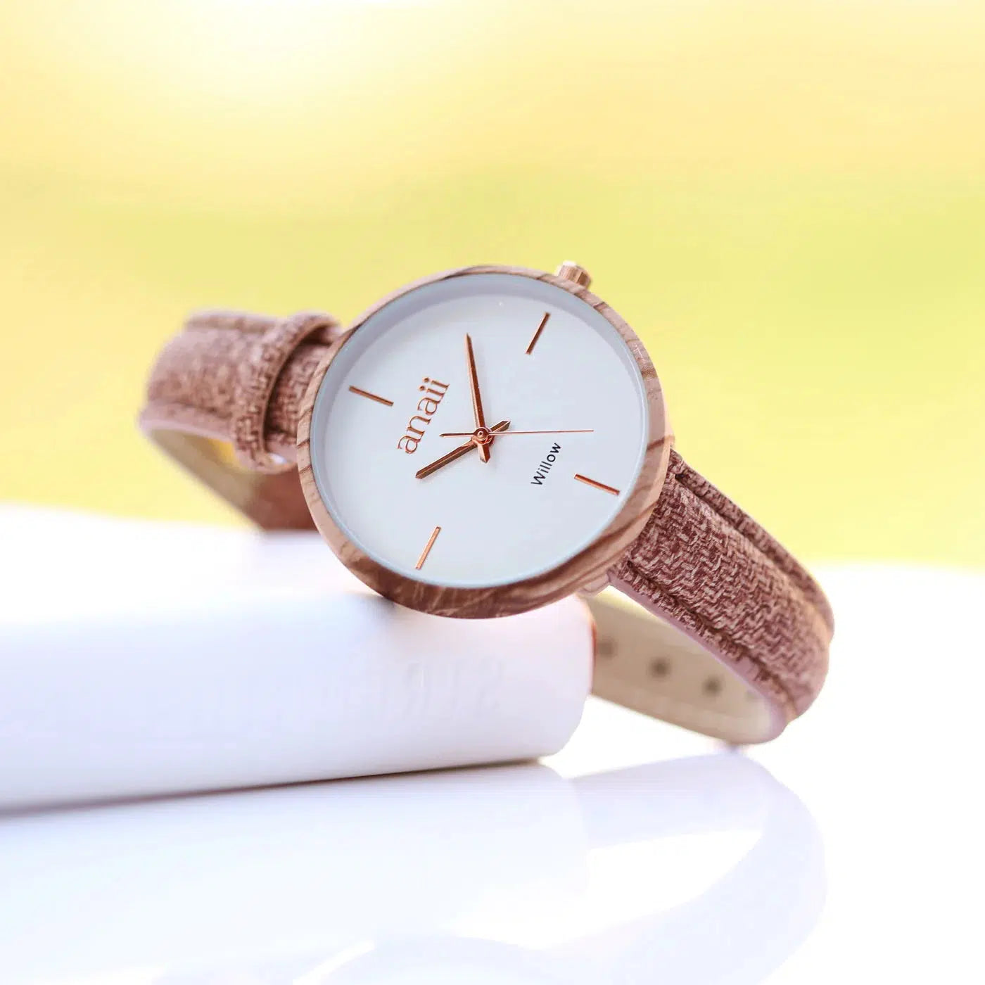 Anaii Personalised Ladies' Watch - Hazel Wood-NEVANNA