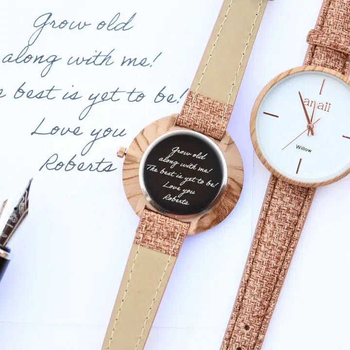 Anaii Personalised Ladies' Watch - Hazel Wood-NEVANNA