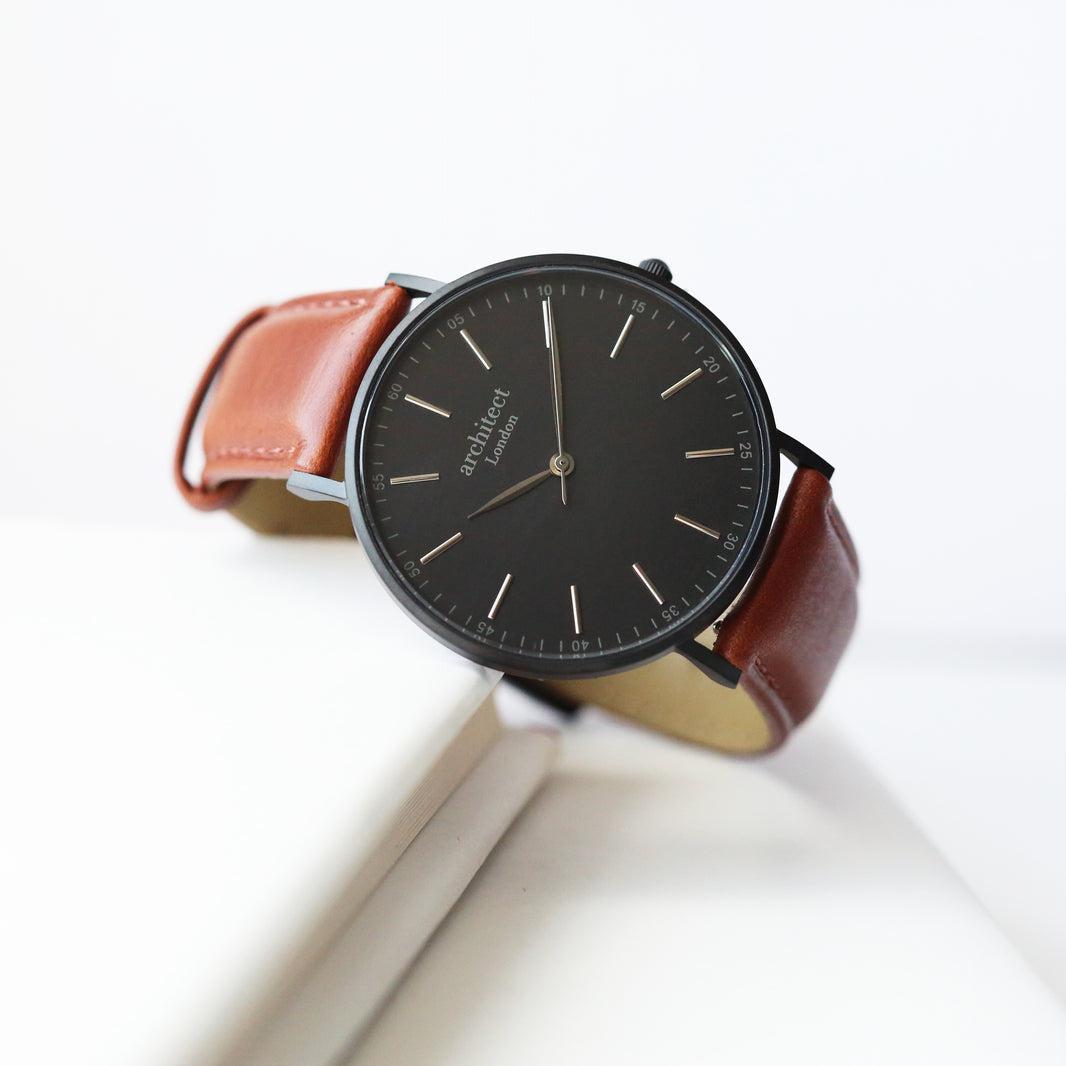 Own Handwriting Engraved Watch - Men's Minimalist Watch-NEVANNA