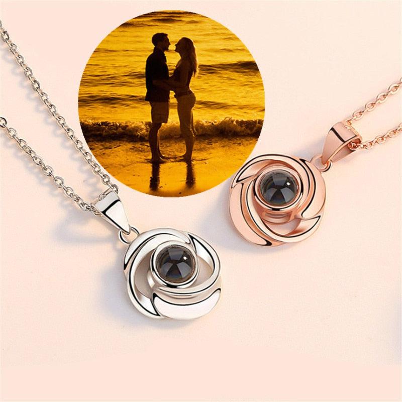 Necklace with i love sales you in 100 languages shopee