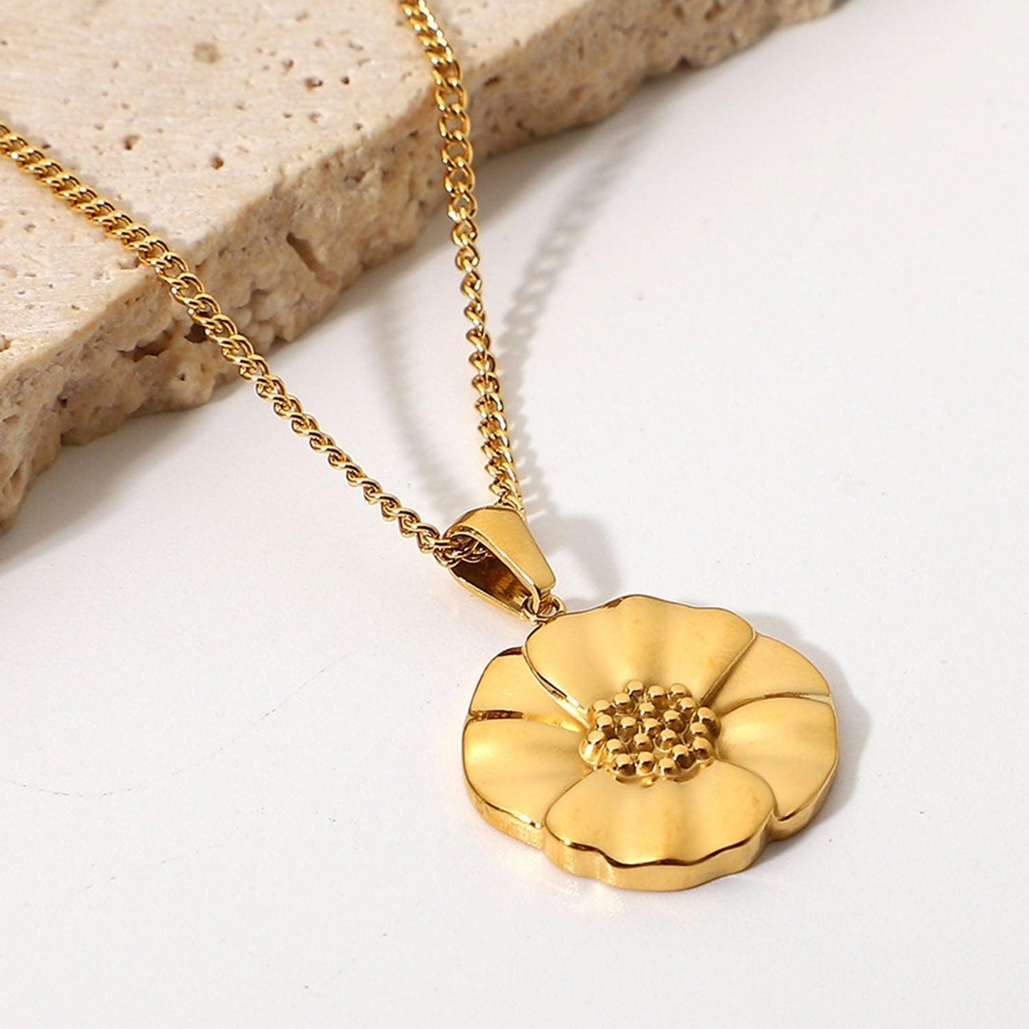 Commemorative Poppy Flower Necklace-Necklace-NEVANNA