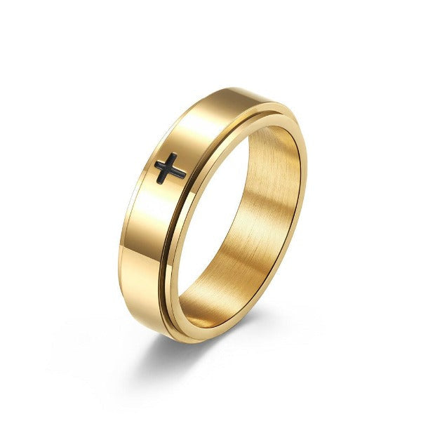 Cross Spinner Ring-Rings-NEVANNA