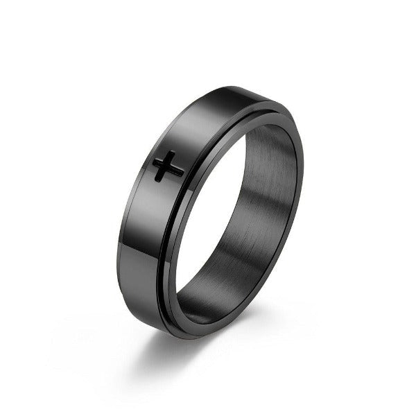 Cross Spinner Ring-NEVANNA