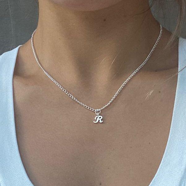 AUNOOL Gold Initial Necklaces for Women 14K Gold Plated Dainty Tiny Small  Letter Heart Pendant Necklace for Little Girls Children Kids - Walmart.com