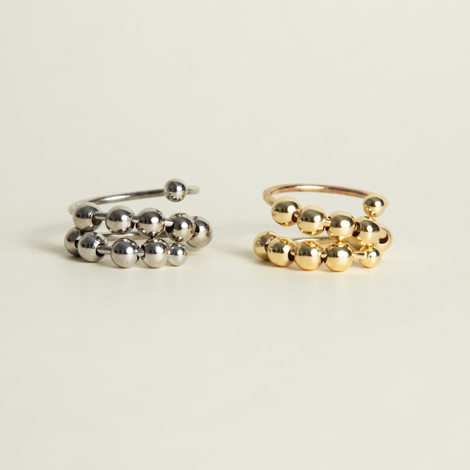 Double Layer Adjustable Anxiety Ring-Rings-NEVANNA