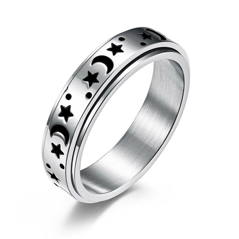 Moon Star Anti-Anxiety Ring-Rings-NEVANNA