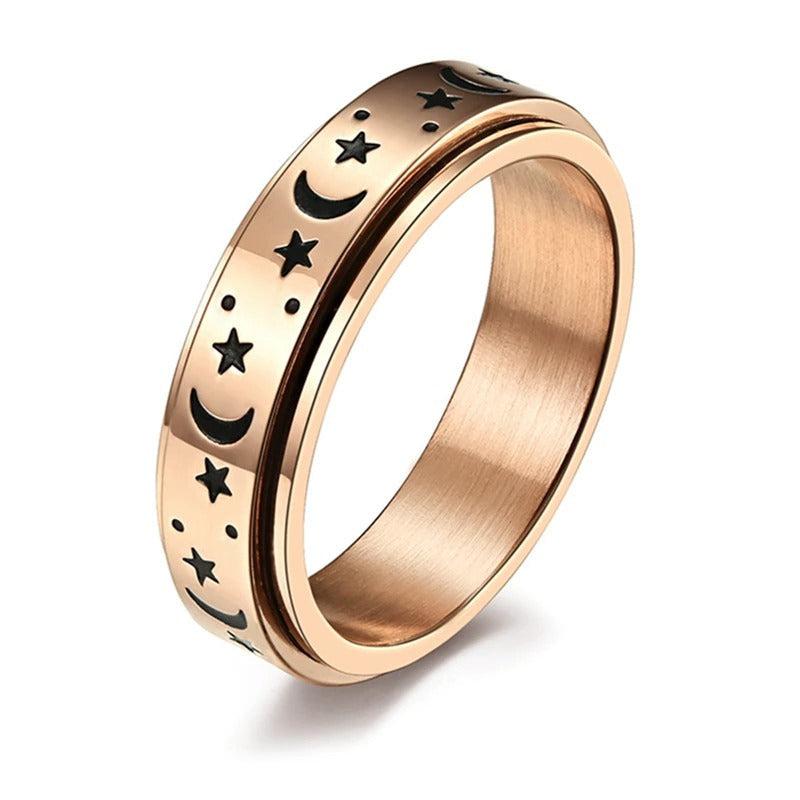 Moon Star Anti-Anxiety Ring-Rings-NEVANNA