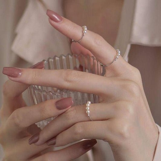 Yula Pearl Fidget Ring-Rings-NEVANNA